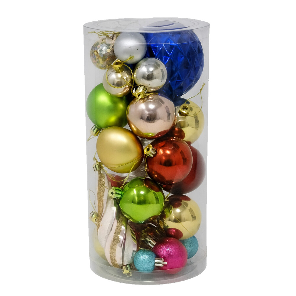 Arbolito Arbol Navidad 1,80m Completo Con Luces Y Adornos Blanco