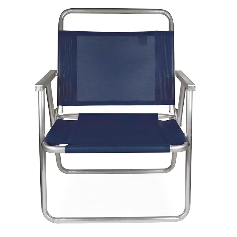 Silla Alta Aluminio Playa Extra Reforzada Hasta 140 Kg. Mor Color Azul Silla Alta Aluminio Playa Extra Reforzada Hasta 140 Kg. Mor Color Azul