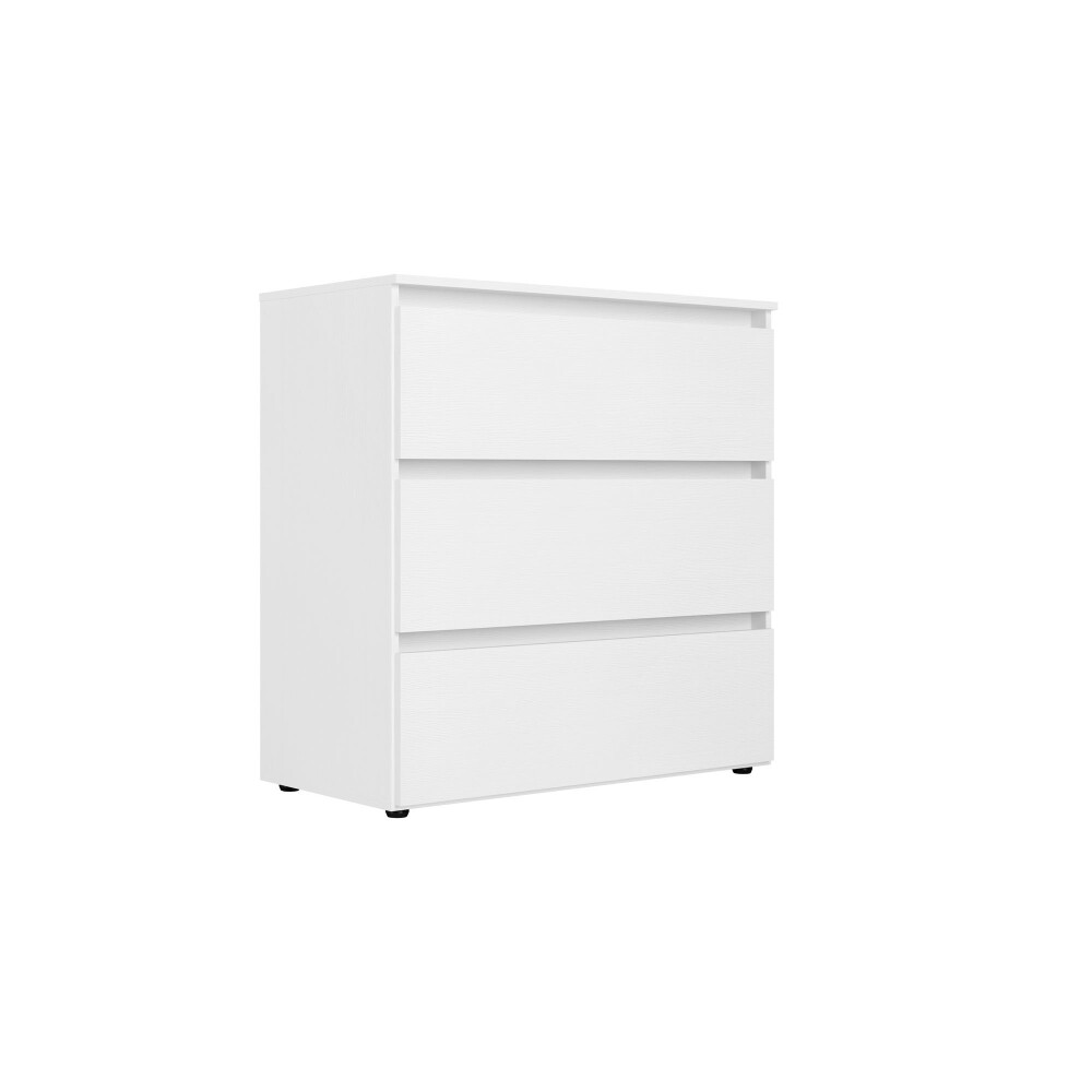 CÓMODA 3 CAJONES MDP BLANCO CONDESSA