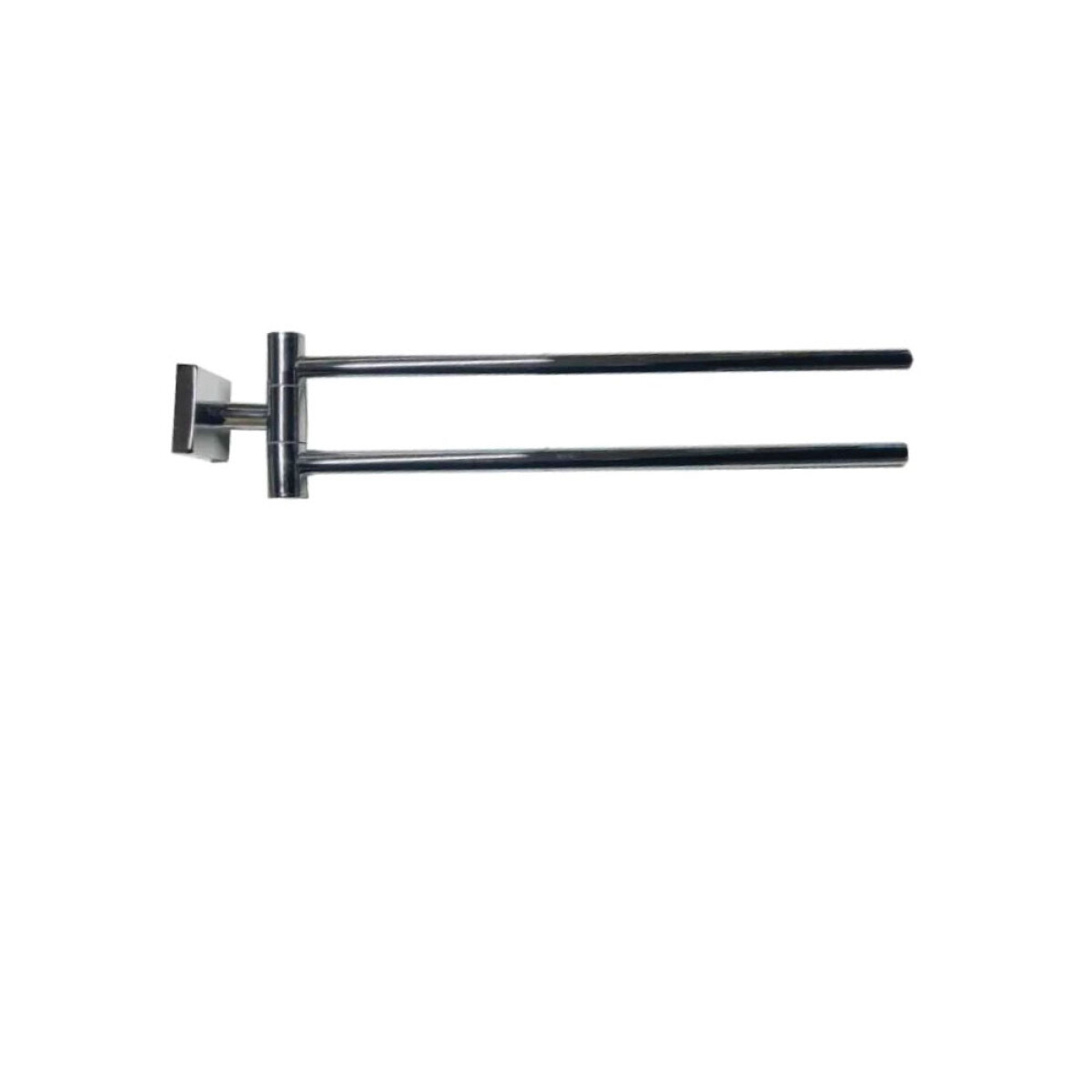 Toallero Giratorio Doble Cromado Linea Apollo 