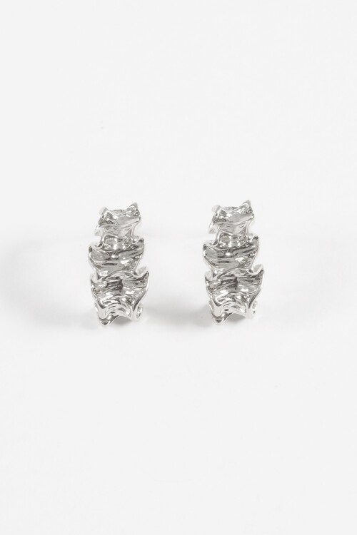 Aros texture plateado