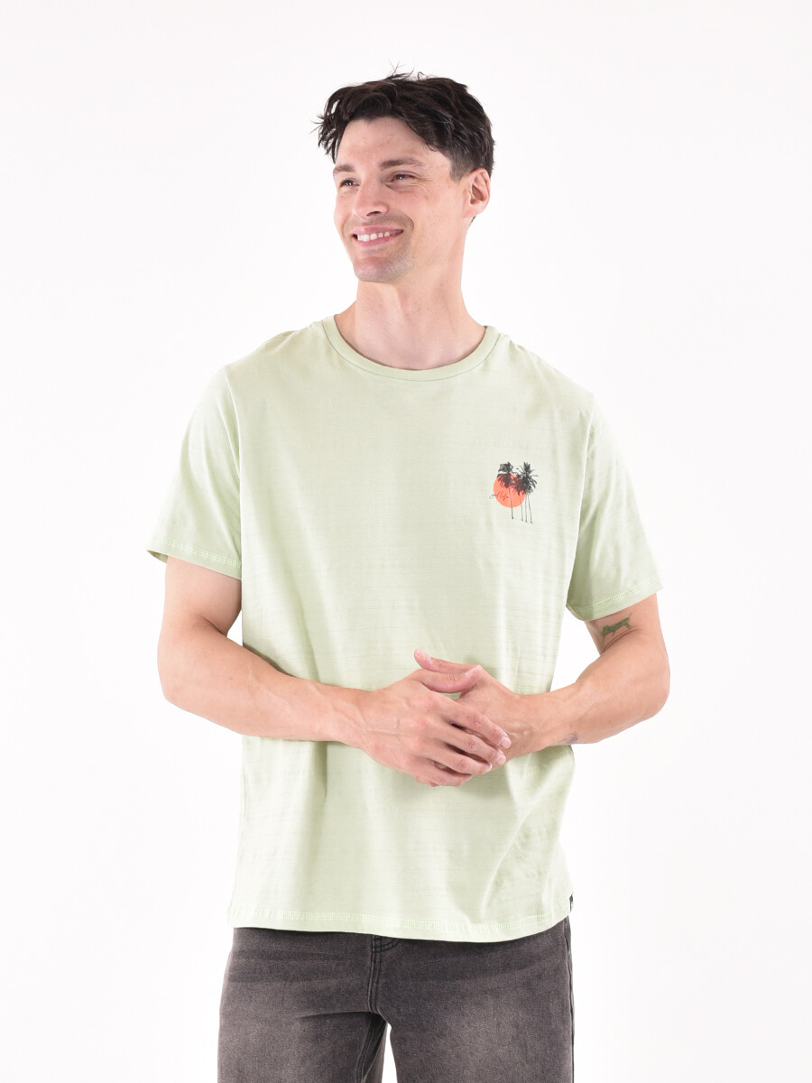 REMERA MAUI - VERDE CLARO 