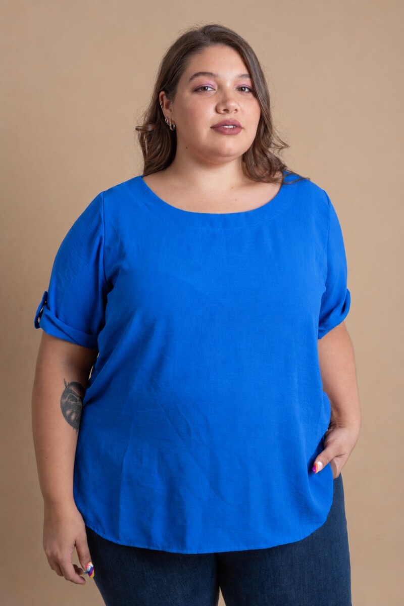 Remera Bruselas - Azul francia 
