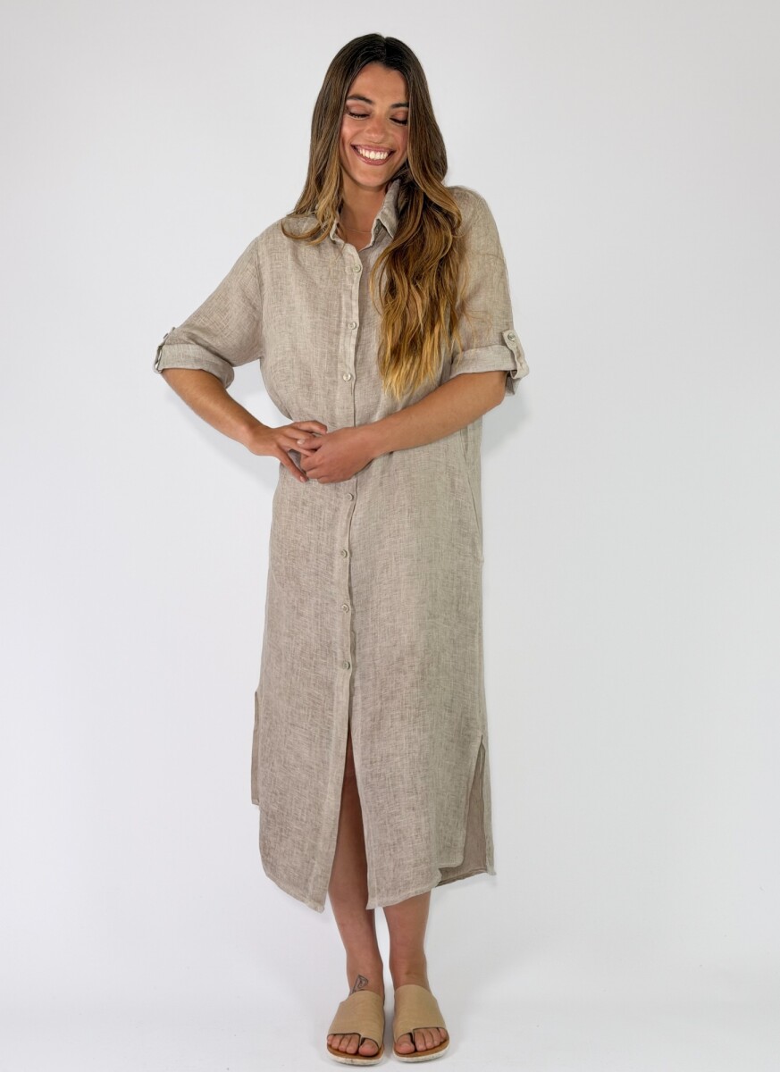 CAMISOLA MEQUIDA - BEIGE 