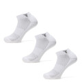 Medias Unisex Tiffosi Soquete Tripack Blanco