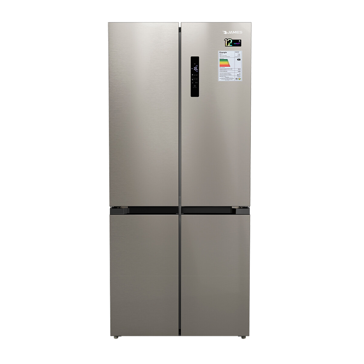 Heladera James Rj 470 Inverter Frío Seco Multidoor - INOX 