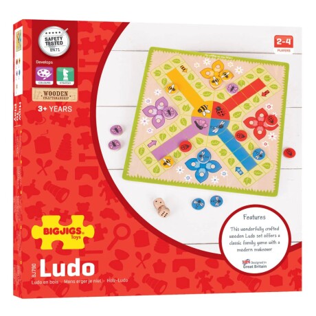 Juego madera Ludo Juego madera Ludo