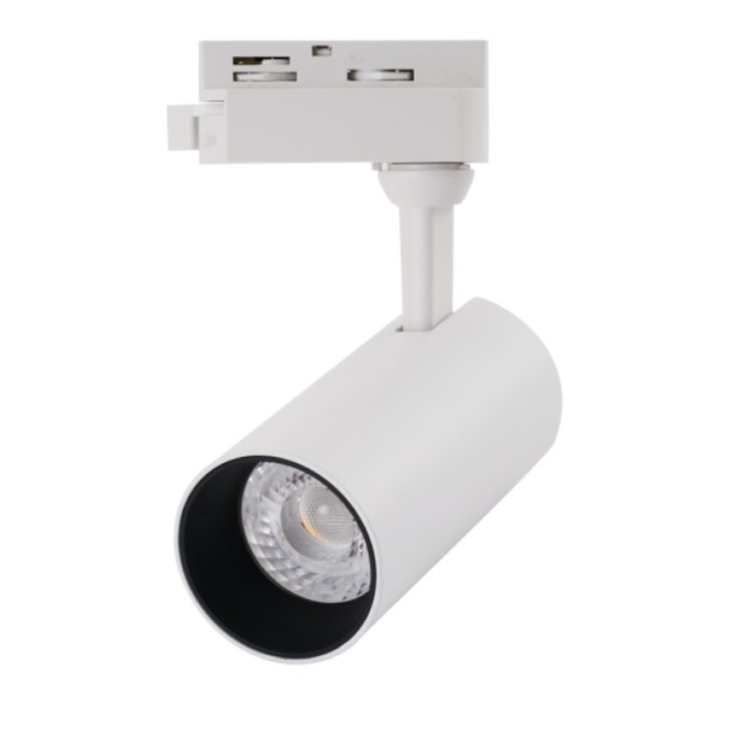 CABEZAL LED P/ RIEL MONOFASICO ALIRE NEW 24W 3000K BLANCO 24G CABEZAL LED P/ RIEL MONOFASICO ALIRE NEW 24W 3000K BLANCO 24G