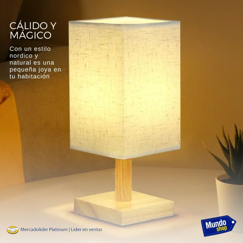 Lampara Portatil Veladora Noche Estilo Nordico Medellin Blanco