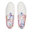 Canvas Rainbow Webbing - Hombre White