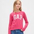 V-FRCH LS LOGO TEE WEDNESDAY PINK