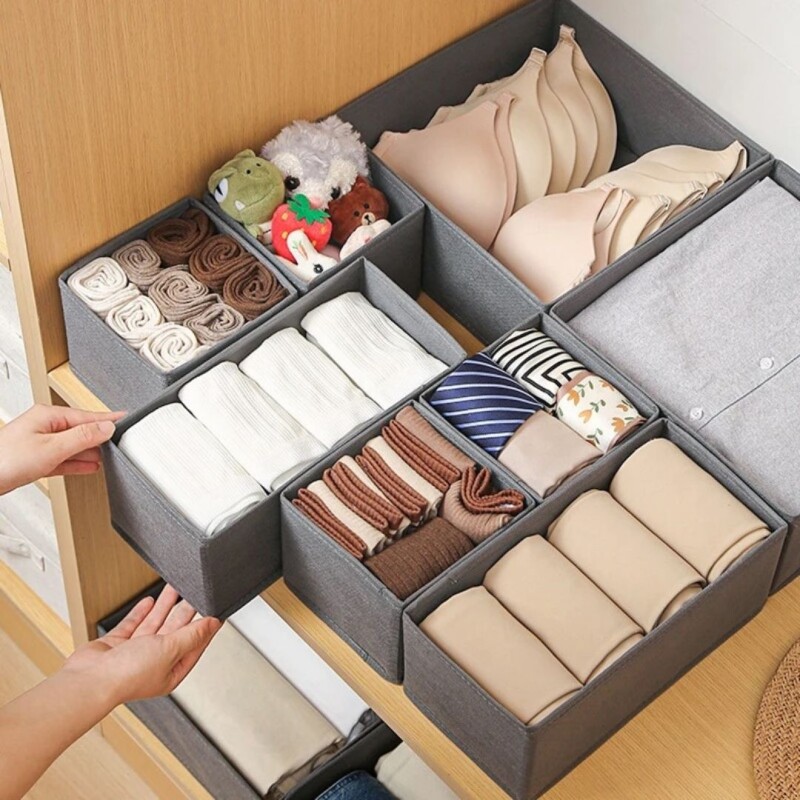 Set Organizador Ropero Armario X8 Almacenamiento Plegable Set Organizador Ropero Armario X8 Almacenamiento Plegable