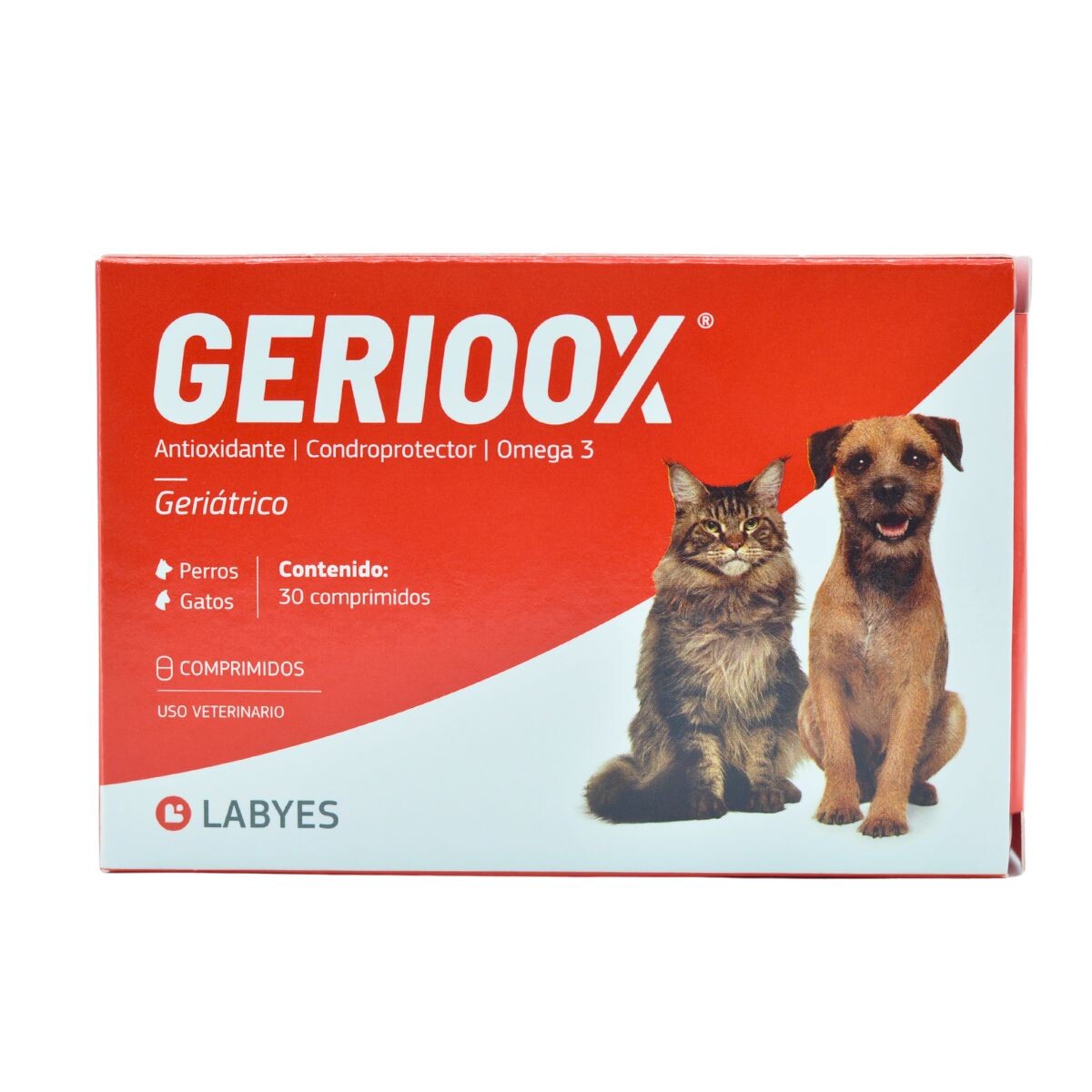 GERIOOX ANTIOXIDANTE CON OMEGA 3 CONDROPROTECTOR - CAJA X 30 COMP 
