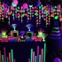 Lámpara De Tubo Luz Negra Fiesta Salón Vidriera Ultravioleta Lámpara De Tubo Luz Negra Fiesta Salón Vidriera Ultravioleta