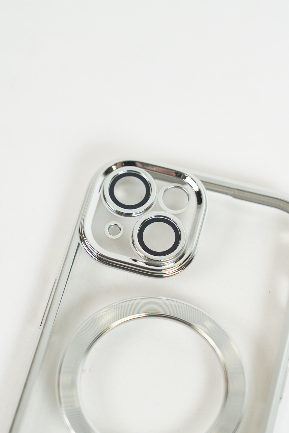 Phone Case Magnetic Iphone 15 Plateado