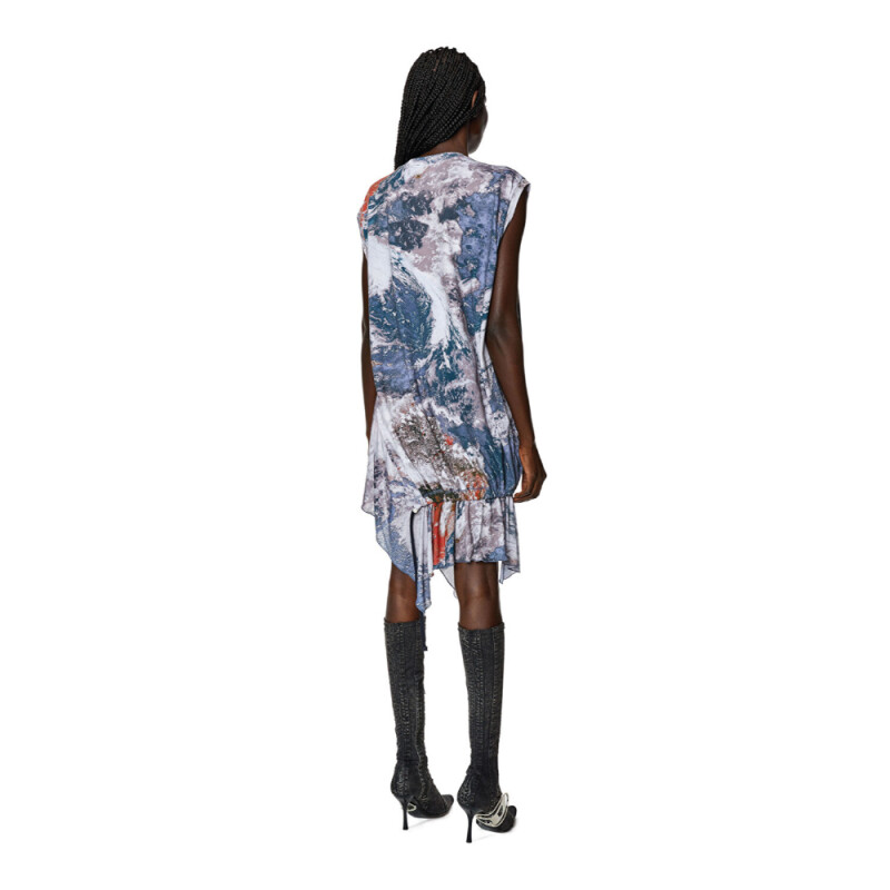 Vestido Diesel D-Rolletty-Nw-L1 Dress Mujer Multi