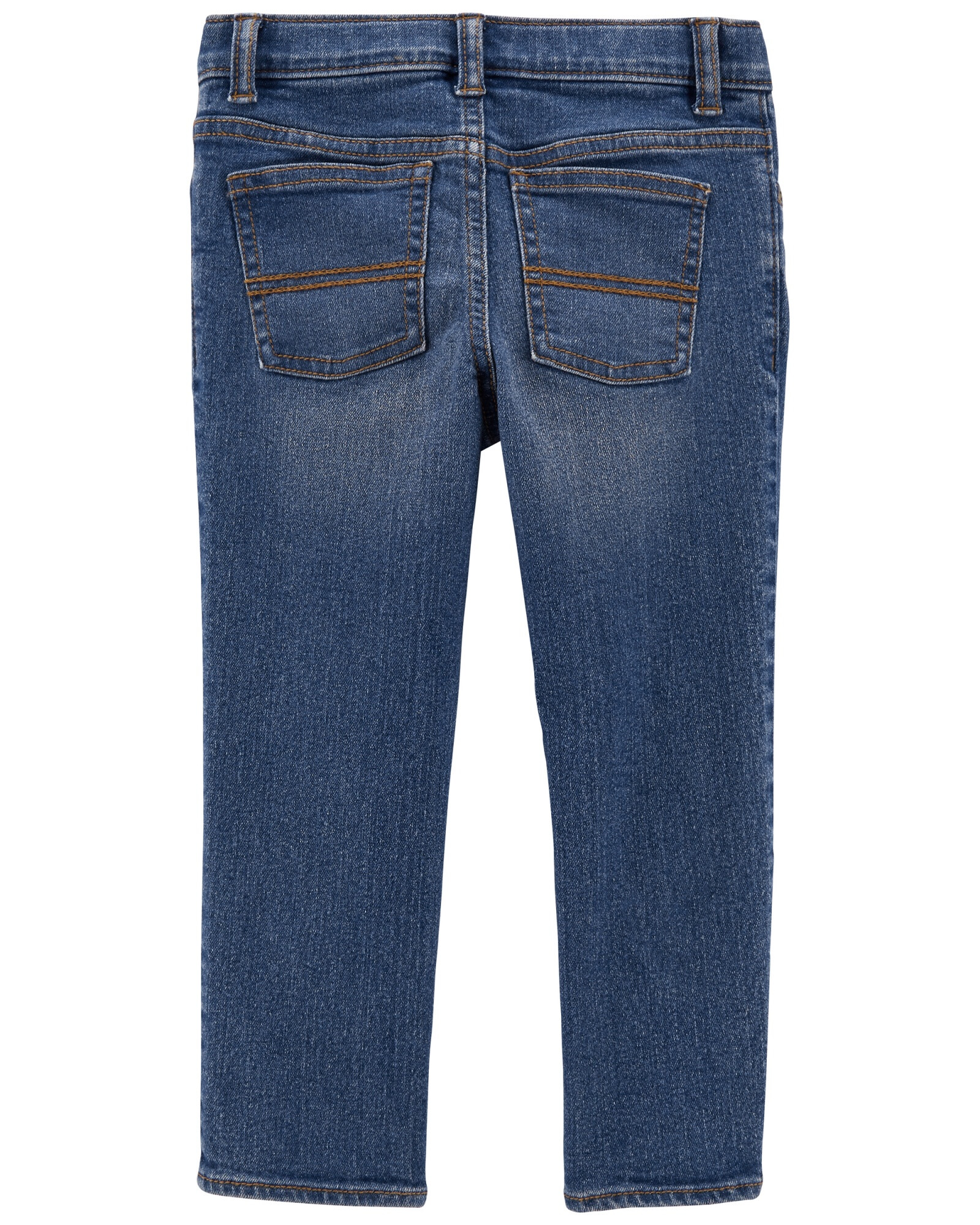 Pantalón de jean clásico lavado medio. Talles 9-24M Sin color