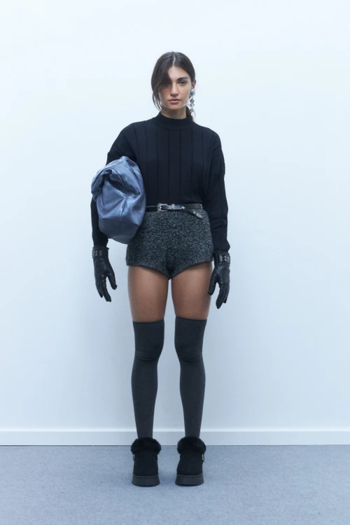 Sweater rib negro