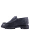 Zapato de Niño Boomerang leñador TAP de cuero para uniforme Negro