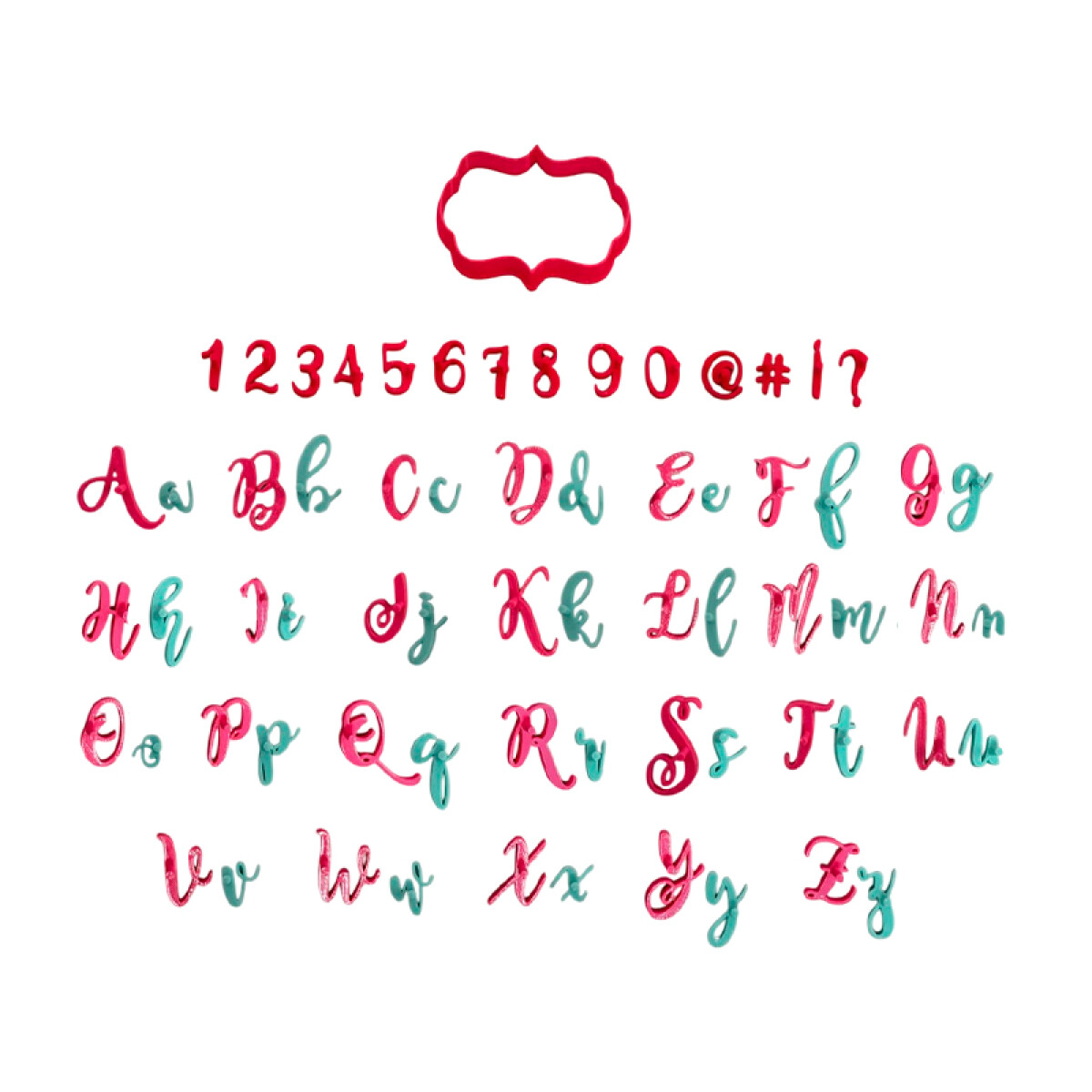 Set Sellos Letras 
