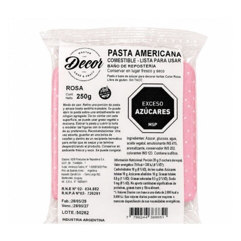 Pasta Americana Rosa 250g Pasta Americana Rosa 250g