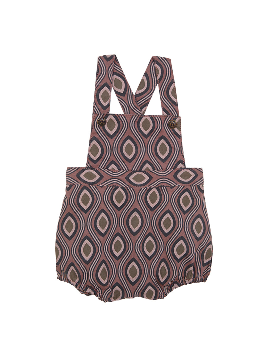 Peto De Twill Estampado Purpura