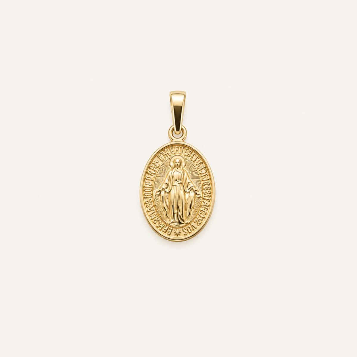 Medalla Virgen Milagrosa N1 - Oro 10k 