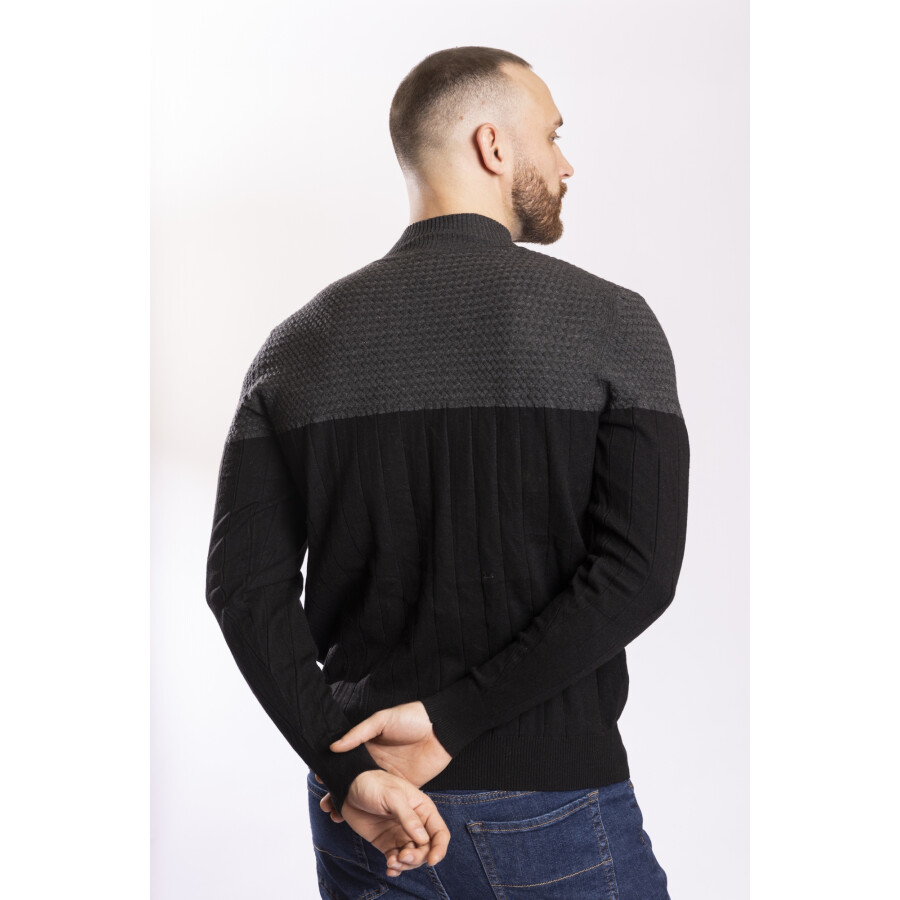 SNAKE SWEATER GREY/BLACK