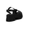 Sandalias Mujer Darkness Charol Con Plataforma Negro-charol