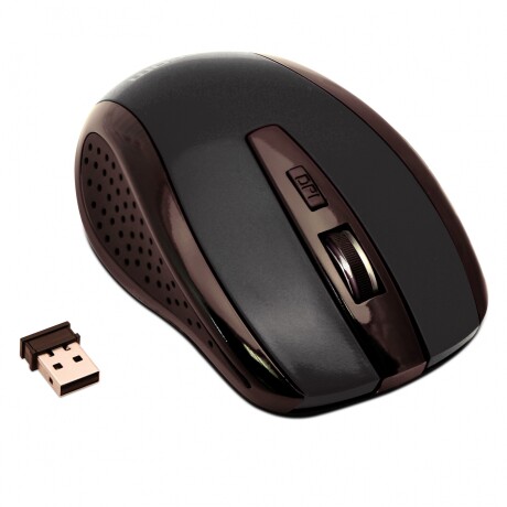 Mouse Inalámbrico ARGOM 2.4Ghz Seis Botones - Black Mouse Inalámbrico ARGOM 2.4Ghz Seis Botones - Black