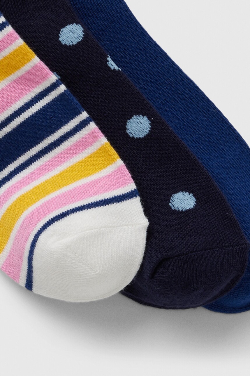 Medias Pack X3 Mujer Bellwether Blue 193943
