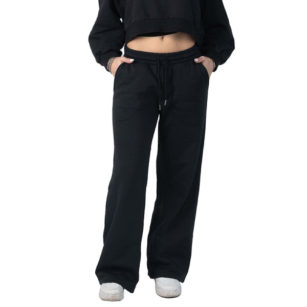 Pantalones The Brooklyn Haus Wide Leg de Mujer - 210512I24 Negro