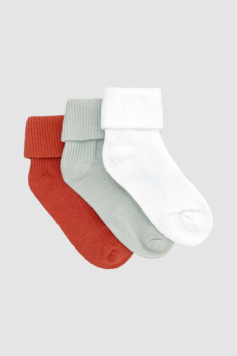 Pack x3 lisas puño volcado - Variante 38 