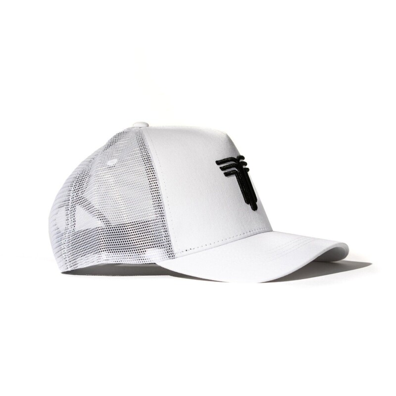 Gorro Tiffosi Bordada Blanco - Negro