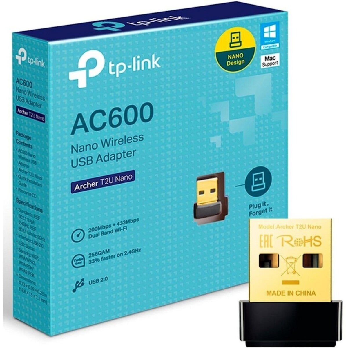 Adaptador Usb-wifi Tp-link Ac600 