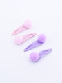 SAPITOS POM POM PACK X 4 LILA