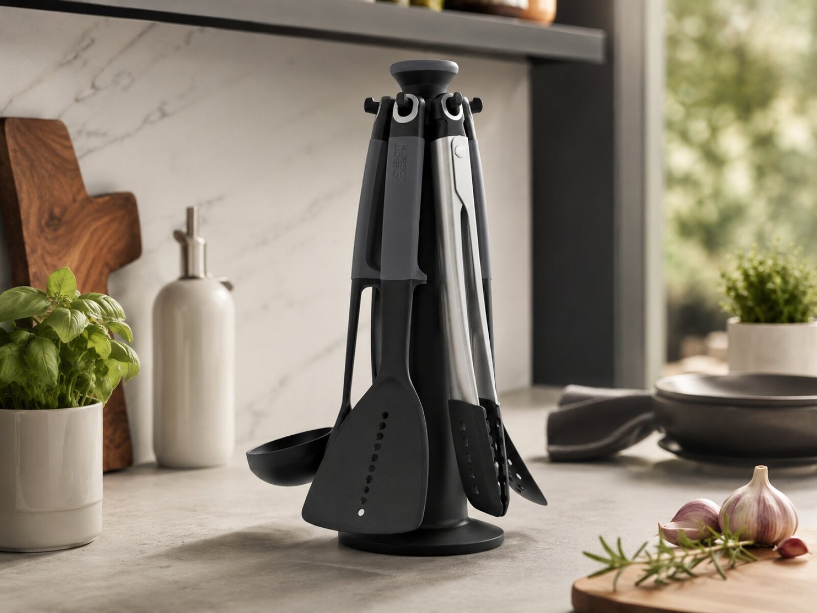 Set de Utensilios con Base Giratoria Joseph Joseph Elevate™ - Preventa 