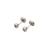 Abridores bebe Solitario - Plata 925 - Piedra Zirconia rosa-AB3002 Conpiedra