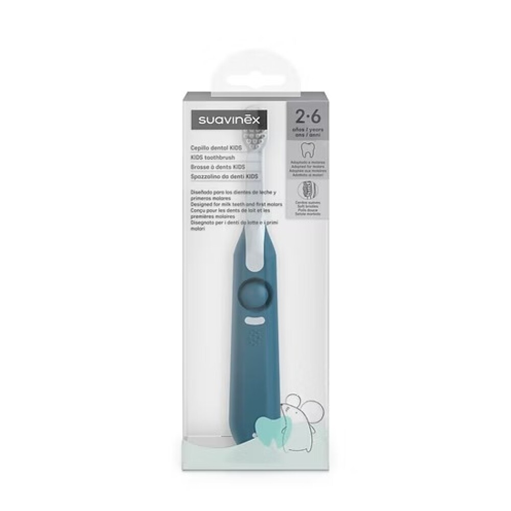 Cepillo dental suavinex 2-6años celeste