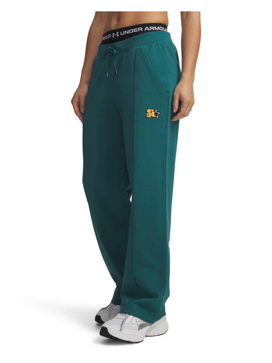 PANTALON UNDER ARMOUR SPORT TERRY TREND PANT de Mujer - 6010916-338 - Verde 