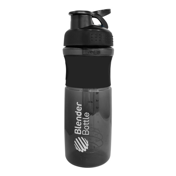 Caramañola Botella Deportiva Mezcladora Shaker Calidad Variante Color Negro