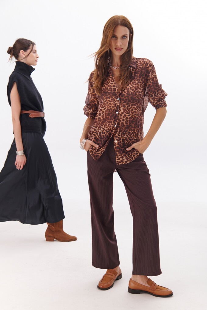 CAMISA MARGAY CARAMELO
