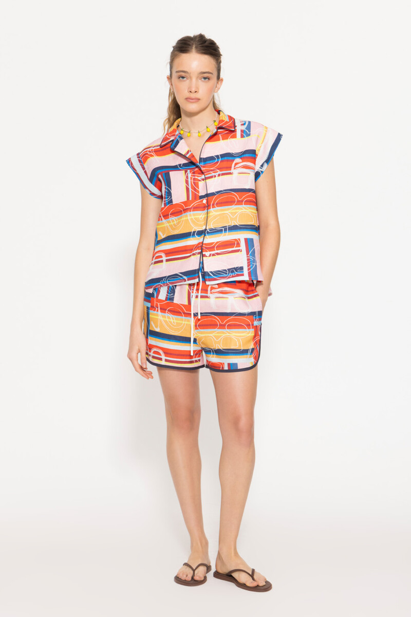 SHORT GLASS Multicolor