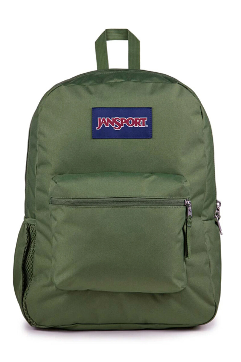 MOCHILA JANSPORT CROSS TOWN - CARGO GREEN 