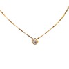 Dije Punto de luz-Oro bajo-Piedra Zirconia-CP8577 conpiedra
