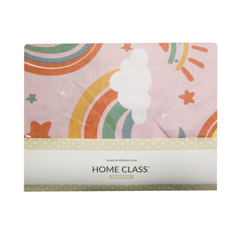 Juego De Sábanas Para Cuna Bebé Estampado Home Class ARCOIRIS 1