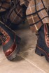 Tweed Boots Azul