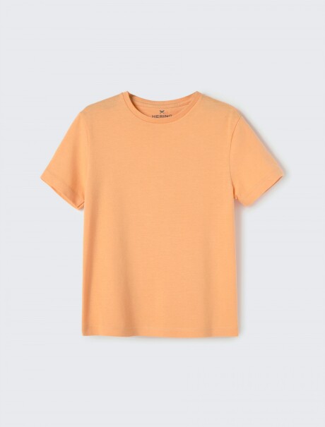 CAMISETA BÁSICA INFANTIL NARANJA