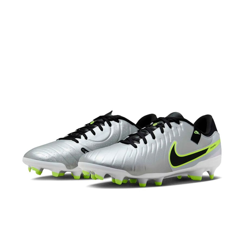Championes Nike Fútbol Legend 10 de Hombre - DV4337-001 Plata-amarillo