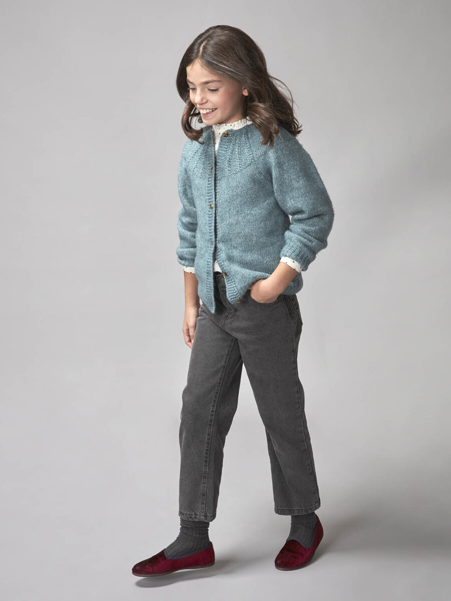 Chaqueta Punto Especial Plomo
